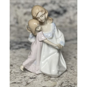 Paul Sebastian Mother and Daughter Porcelain Figurine 1990 Collectible Excellent